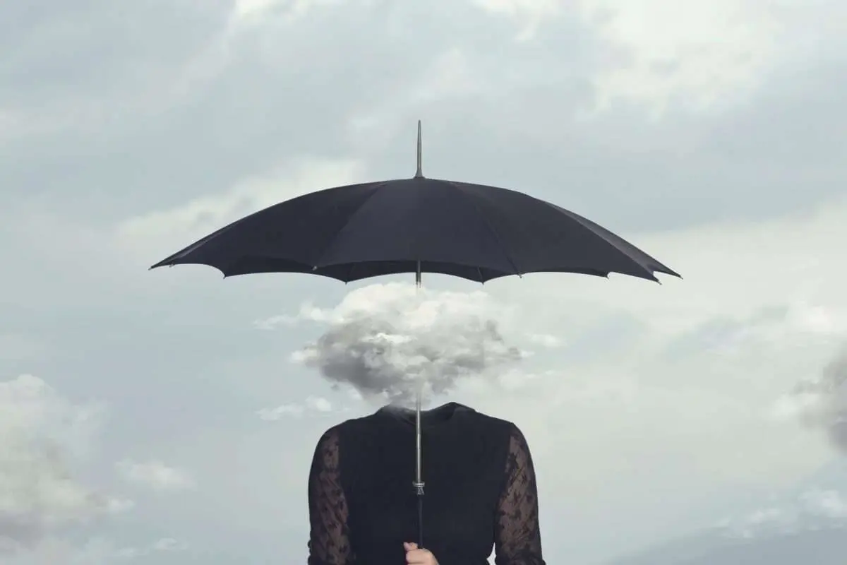 poster människor - cloudy head