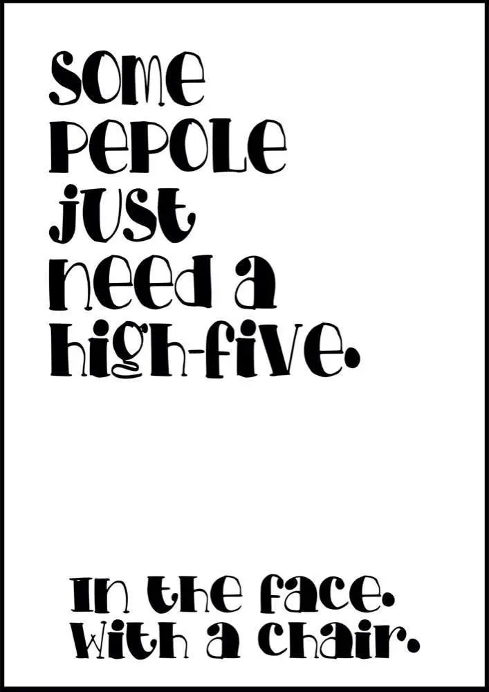poster textposter - some people just need