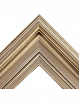 Ram Profil Bred Trä Silver