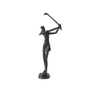 Metallfigur Golfspelare 7x9x23cm