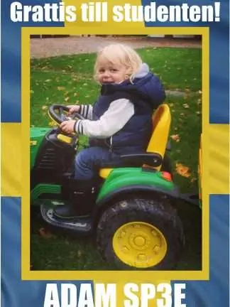 Studentskylt Mall Nr:11