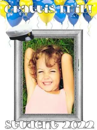 Studentskylt Mall Nr:03