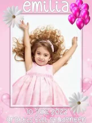 Studentskylt Mall Nr:14