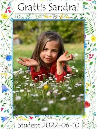 Studentskylt Mall Nr:04