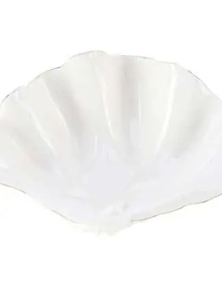 Snäckskål med guldkant