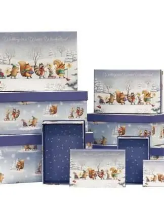 Presentbox Djurvänner 29 x 20 x 12,5cm