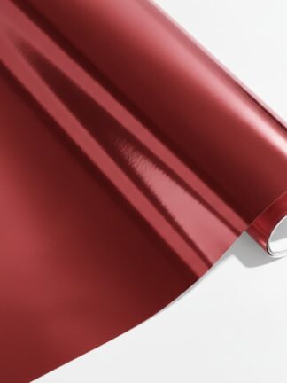 Presentpapper Eco Friendly Röd metallic 70x300 cm på rulle