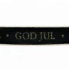 Band God Jul Svart Guld pris per meter