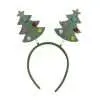 Diadem med julgranar ca 12x24 cm