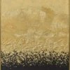 Tavla med Ram Gold and Black 82,5x122,5cm