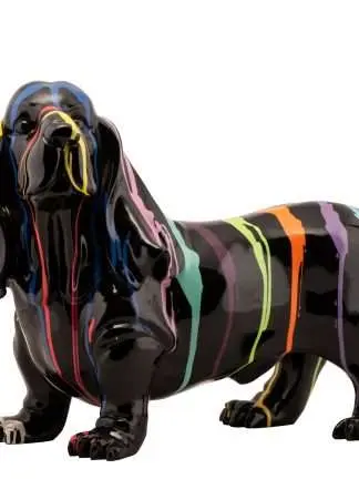 Staty Dog Basset with floppy ears 45x26x58cm