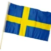 Svenska flagga för bilen 2st