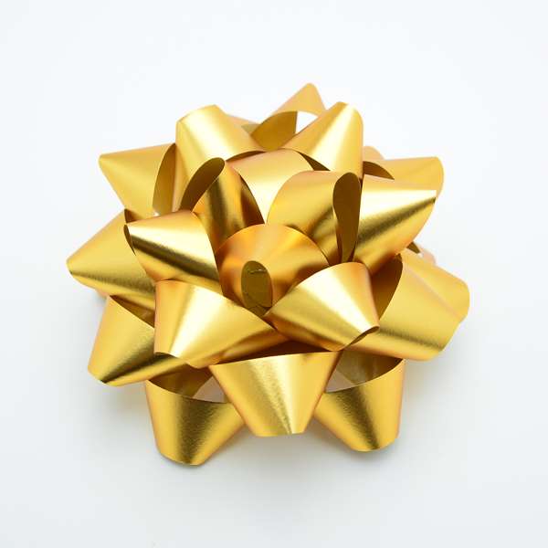 Rosett Matt Guld Maxi Ø12,5cm