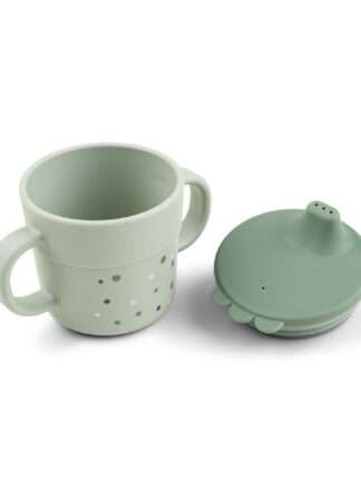 Pipmugg Happy dots Grön 6,5x9cm