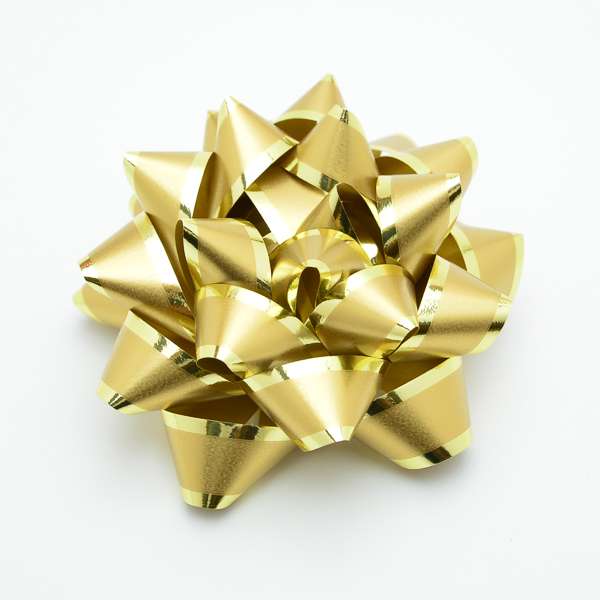 Rosett Matt & Blank Guld Maxi Ø12,5cm