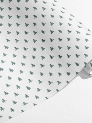 presentpapper eco friendly glitter silver granar på vit 70x200cm