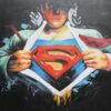 Tavla 100X100Cm Superman