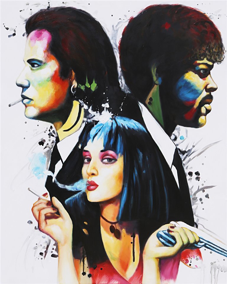 Tavla 80x100cm Pulp fiction