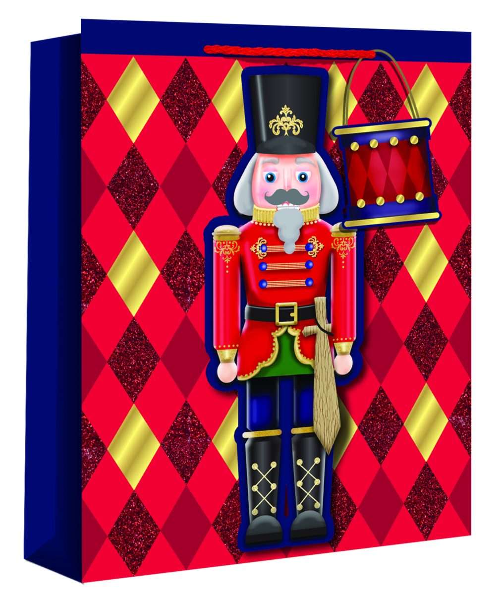 presentpåse medium xmas nutcracker