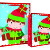 Presentpåse Large Elf foam 26,5x33x14 cm