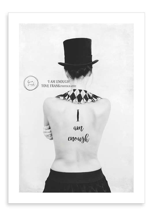 tove frank poster enough 50x70 cm