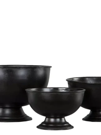 Skål Matt Svart Liten Ø17x11cm