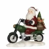 Tomte På Moped 22,5x11x21cm