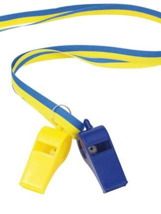 Visselpipa Blågul 2st