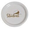 Pappertallrik Guld Student 8st 23cm