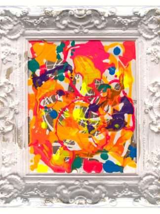 Tavla Barock White Colour 38x43 cm