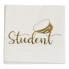 Servetter Student Guld 16st 33x33cm