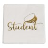 Servetter Student Guld 16st 25x25cm