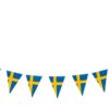 Banderoll Triangelflaggor Svenska flaggan 3.6m