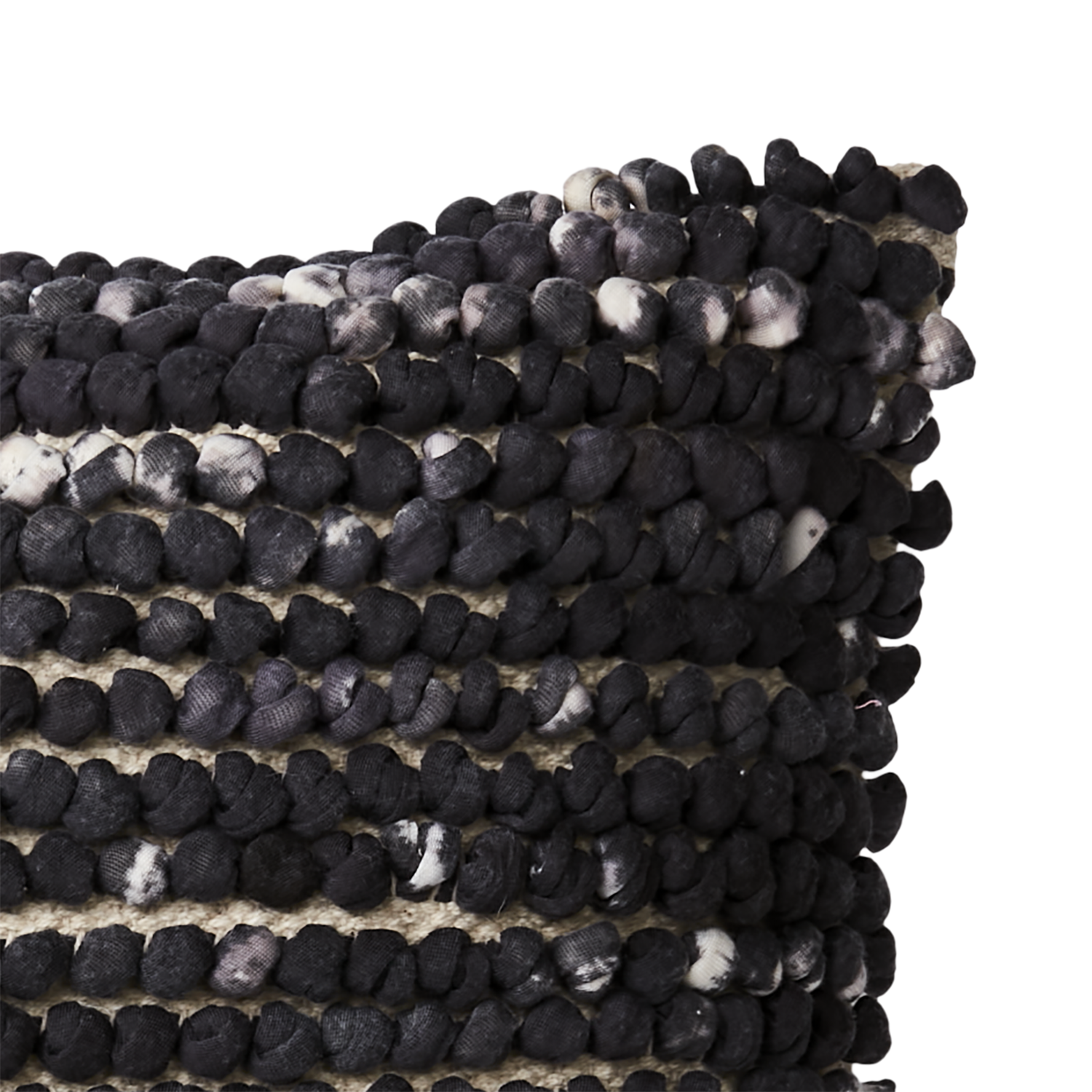 kuddfodral grå/svart/vit l50xw50cm - bild 2