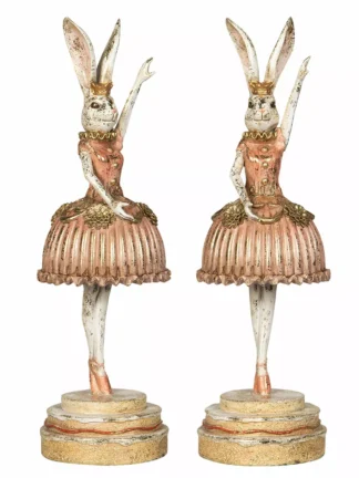 kanin ballerina rosa 10x35cm