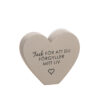 Trähjärta "Tack För Att..." 10cm