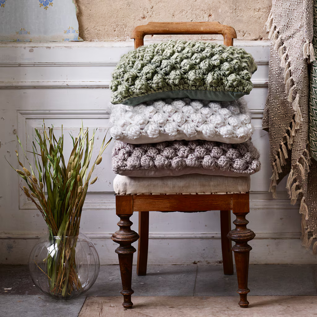 kuddfodral laila beige 45x45cm - bild 3