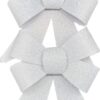 Rosett Glitter 2-Pack Vit Glitter 17x13,5cm