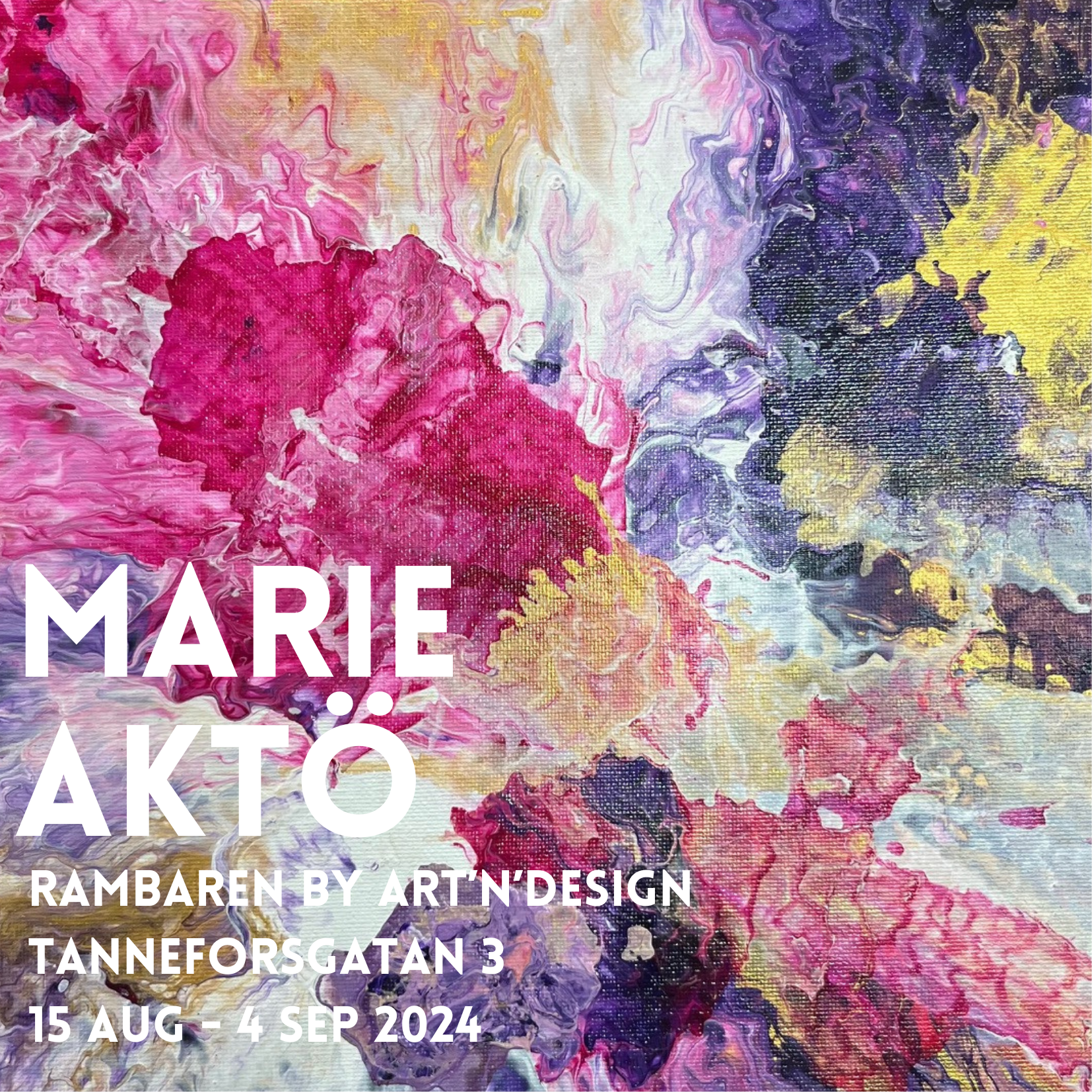 kopia av kopia av kopia av white modern simple art exhibition invitation