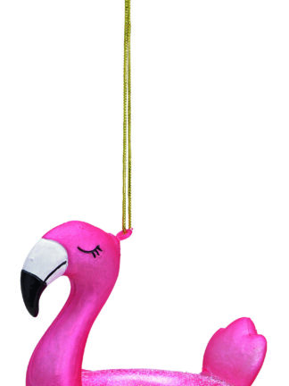 Julkula Glas Flamingo 10x8x10cm