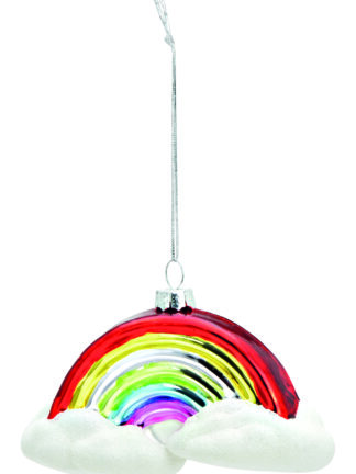 Julkula Glas Regnbåge 10x7x5cm