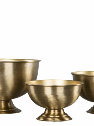 Skål Borstad Mässing Mellan Ø20x13cm