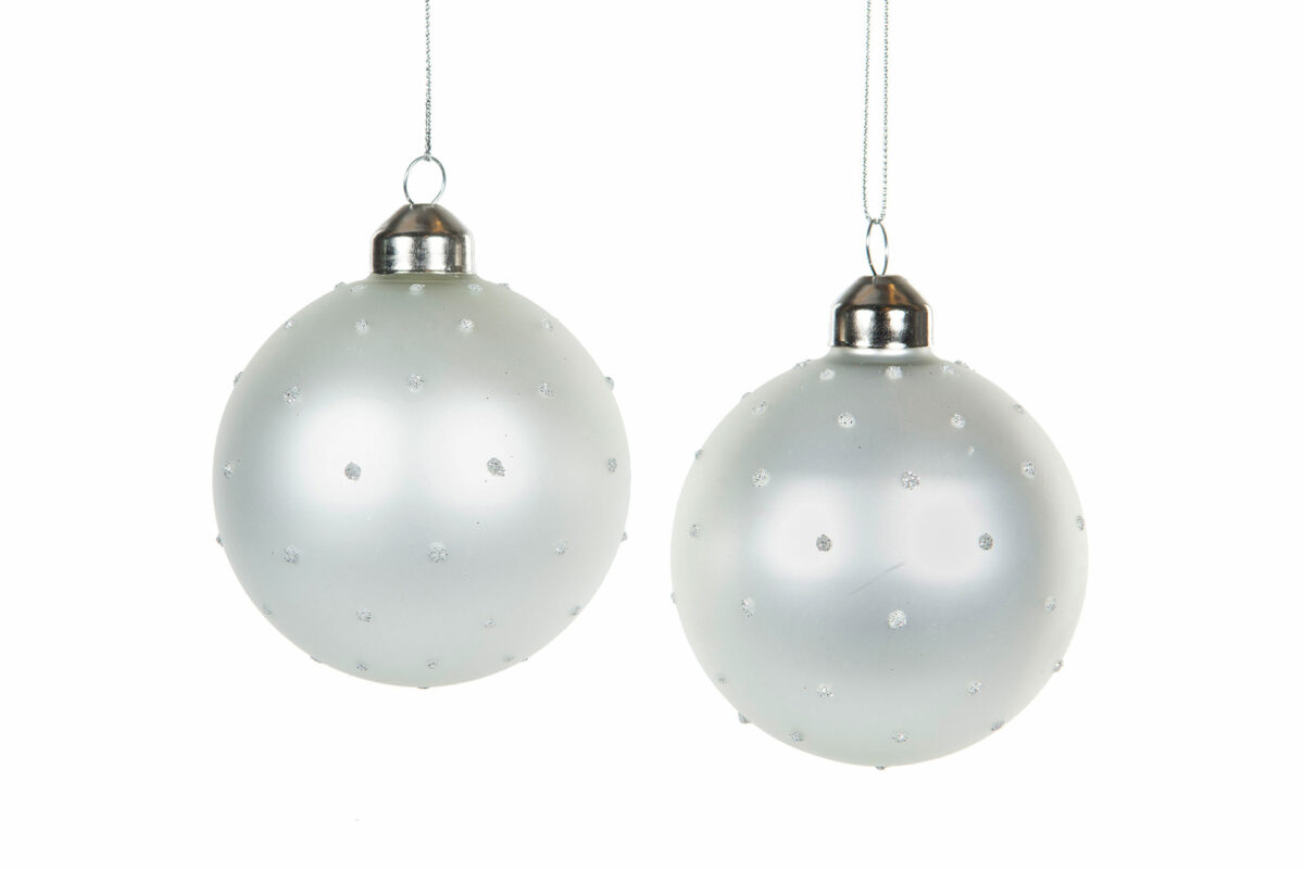 julkula glas bonny vit ø8cm