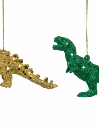 julkula dinosaur grön 13x4,9cm