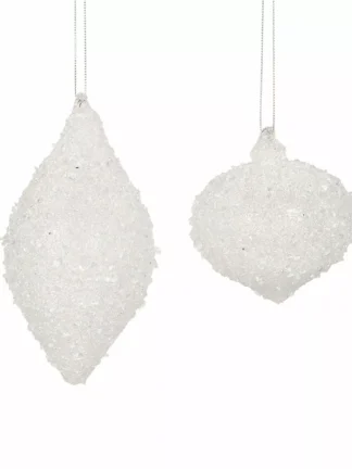 julkula glas ice oval 6x13cm