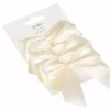 Rosett Satin Creme 12x10cm