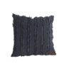 Kuddfodral Volang Svart 45 x 45cm