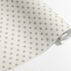 Presentpapper Eco Friendly Glitter guld snöflingor på vit 70x200cm