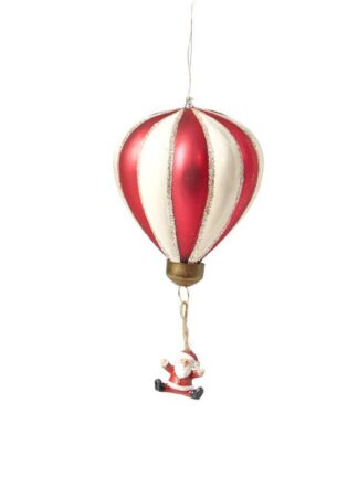 julkula luftballong tomte röd 8cm