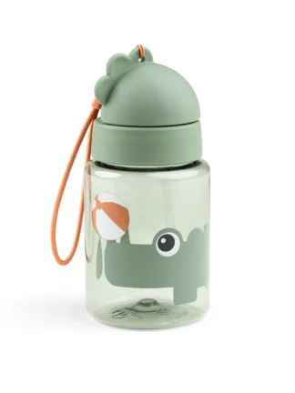 Flaska med Sugrör Playground Grön 280ml